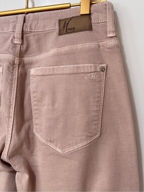Mavi| Alissa Rose-Gold Denim Distressed High-Rise Ankle Super Skinny Jeans Sz 28